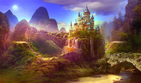 Enchanted magical castle